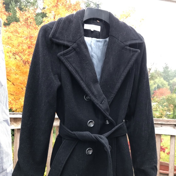 Double Breasted Wool Coat - Picture 1 of 5
